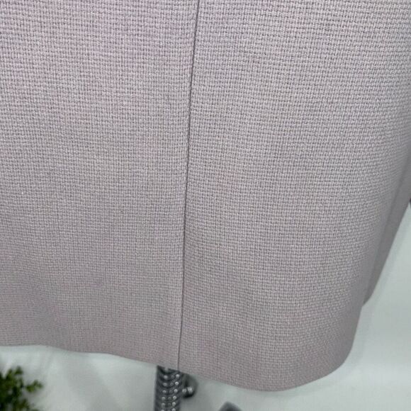 Calvin Klein Wool Blend Mock Neck Full Zip Jacket Lavender Size 16 - Picture 8 of 15